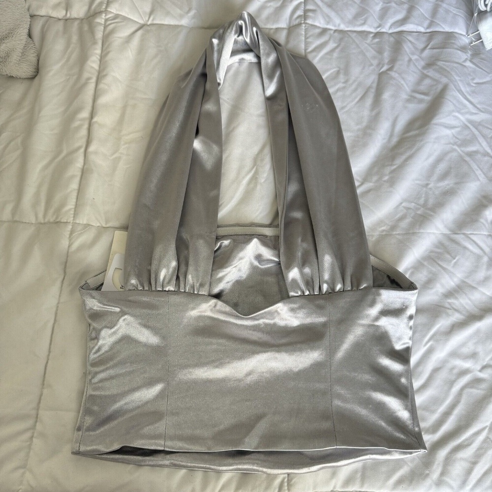 Commense Women's Solid Backless Crop Halter Top L… - image 6